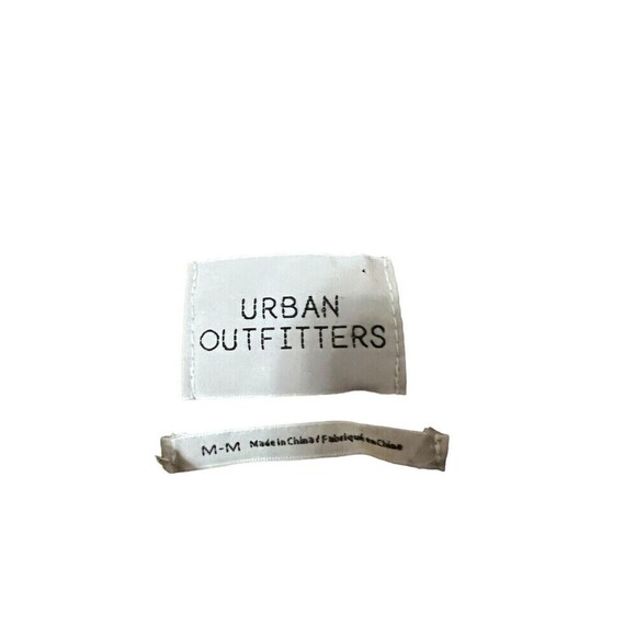 Urban Outfitters Fleece Jacket Crop Cropped Deep Pile 1/2 Zip Yellow/brown M - Picture 5 of 9